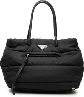 Prada Pre-owned Prada Tessuto Bomber Tote Ladies F2XEA4U7DIASTMIE