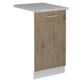 Vicco Tapa Del Lavavajillas R-line, Roble Artesanal, 45 Cm, Et M&aacute;rmol