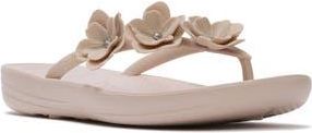 FitFlop iQushion Flower Flip Flop in Beige Rose at Nordstrom Rack, Size 10