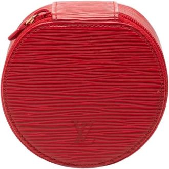 Louis Vuitton Pre-owned Ecrin Bijoux Jewelry Case - Dames - Vintage Accessoires - Rood - ONE Size - Leer - Vintage