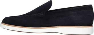 Magnanni Blue Suede Loafer 25117 - Heren - Loafers - Blauw - 43 EU - Su&egrave;de - Schoenen