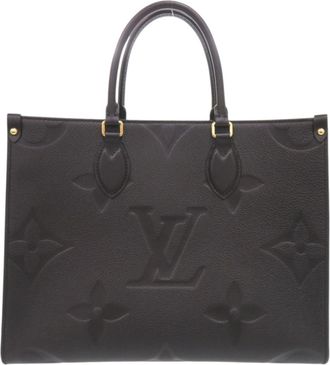 Louis Vuitton Black Noir Monogram Empreinte Tote Bag (Pre-Owned)