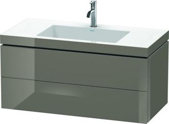 Duravit Duravit - L-cube Meuble Vasque C-bonded Avec Base Murale, 100x48