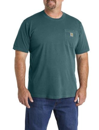 Carhartt Work in Progress Big & Tall Workwear Pocket Tee in Greenstone at Nordstrom, Size 4X Big