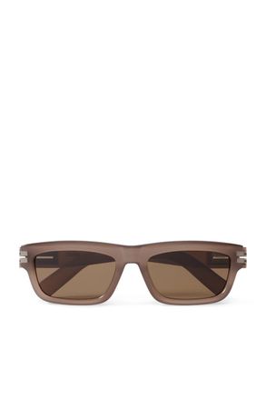 Ermenegildo Zegna Square-Frame Acetate Sunglasses