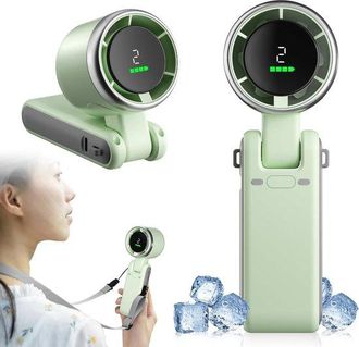 OEM Mini Ventilador Port&aacute;til Recargable - Ventilador De Mano Ajustable Con 5 Velocidades - Mini Ventilador El&eacute;ctrico Port&aacute;til De 4000 Mah