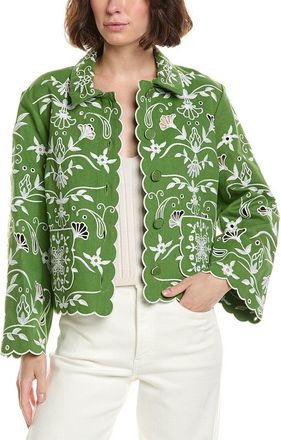 Elie Tahari The Marianna Embroidered Jacket