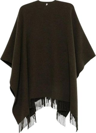 Dondup Capes - Dames - Ponchos - Groen - ONE Size - Jassen
