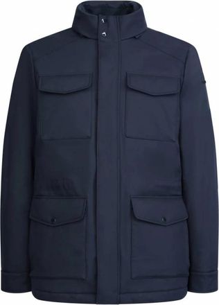 Geox Stijlvolle Lichtgewicht Jas - Heren - Zomerjassen - Blauw - 2XL - Polyester - Jassen