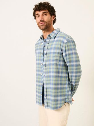 Fat Face FatFace Elvin Mint Green Long Sleeve Check Shirt