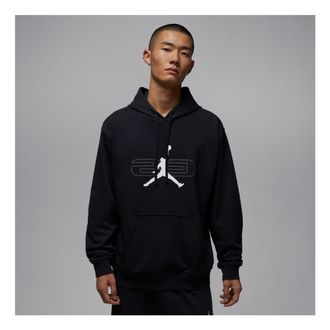 Nike Jordan Air Jordan Sport Crossover Fleece Pullover Hoodie Black HQ8695-010