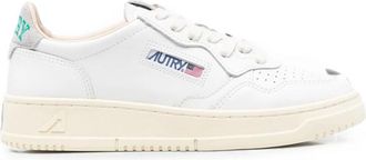 Autry White Perforated Medalist Sneakers