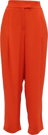 BOSS Hugo Boss Trousers in Orange Acetate