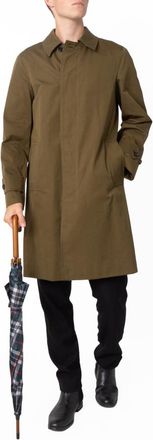 Burberry Cotton Gabardine Car Coat, Brand Size 48 ( US Size 38 )