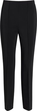 R&oacute;he Straight-leg Stretch-crepe Trousers - Black - 42 (UK14 / L)