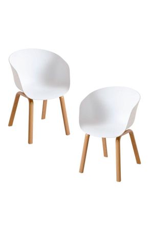 Regalos Miguel Packs Sillas Comedor - Pack 2 Sillas Hema - Blanco