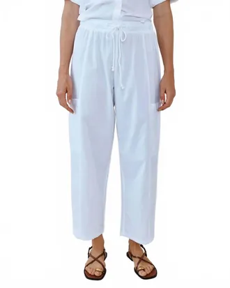 Bella Dahl Side Pocket Seamed Pant In White