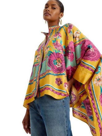 La DoubleJ Foulard Shirt Zodiac Plac&eacute;e Marigold at Nordstrom, Size X-Small