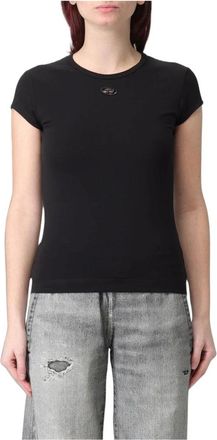 Diesel T-Angie OD T-Shirt - - Tops - Donna - Nero - M