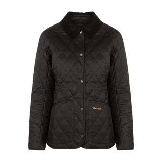 Barbour Light Jackets, female, Black, Size: S Black Quilted Jacket Womens Fashion