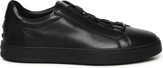 Tod's Zwarte Elastische Sportieve Sneakers - Heren - Sneakers - Zwart - 44 EU - Schoenen