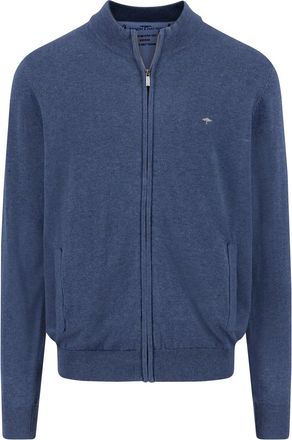 Fynch-Hatton Fynch-Hatton Mens Cardigan-Zip, Blue (Night 680), XXX-Large