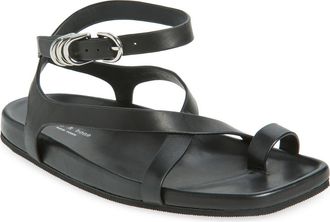 Rag & Bone Rue Ankle Strap Sandal in Black at Nordstrom, Size 10.5Us