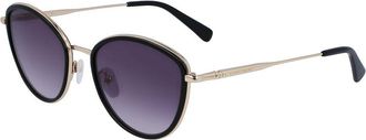 Longchamp Gold Metal Womens Sunglasses