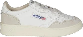 Autry Medalist Low - Heren - Sneakers - Wit - 46 EU - Schoenen