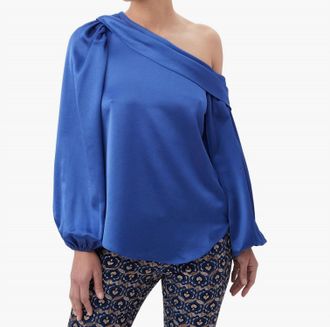 Trina Turk Astronomical Top In Admiral Blue