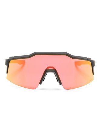 100% Eyewear Speedcraft oversize-frame sunglasses - Black