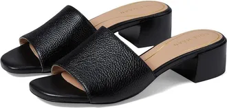 Cole Haan Calli W31483 Sandal Womens Black Leather Block Heel VER231