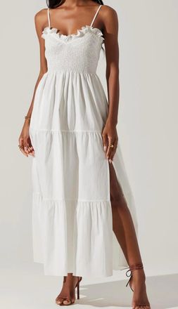 Astr Seraphine Dress In White