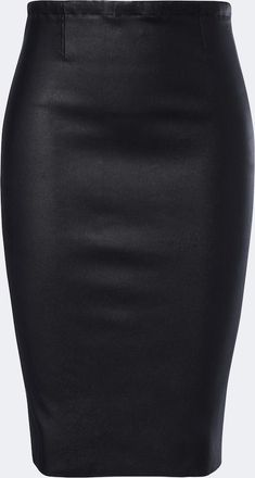 Stouls Falda midi Gilda de piel