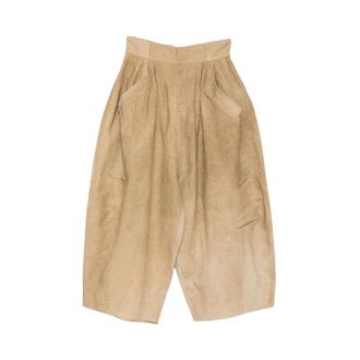 Niccol&ograve; Pasqualetti Tapered Trousers, female, Beige, Size: M Po39 Tapered Trousers