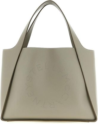 Stella McCartney Logo Tas Shopper - Dames - Shoppers - Beige - ONE Size - Tassen