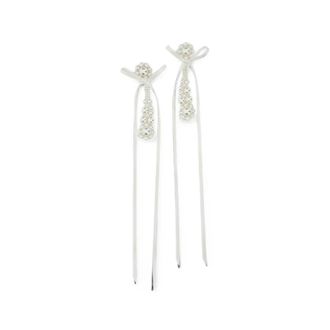 Simone Rocha Victorian Bow-detail Faux-pearl Earrings