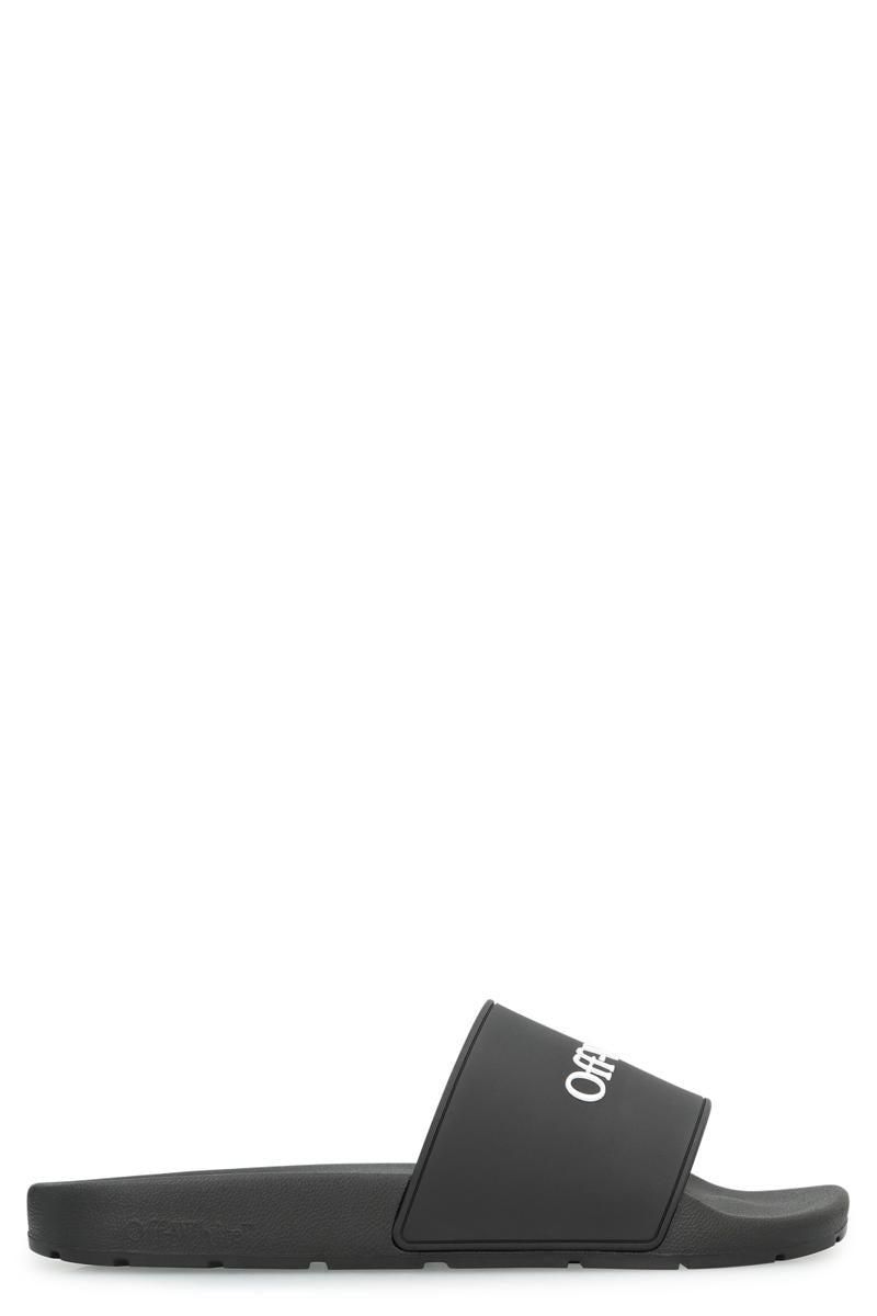 【関税込み】Off-White ブラック 'This That' プールスライド Off-White™ Black This That slides | TheDoubleF