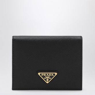 Prada Black Saffiano leather small wallet