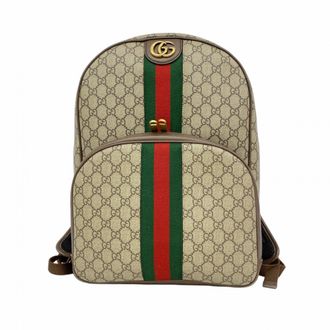 Gucci Brown Pvc Backpack (Pre-Owned)