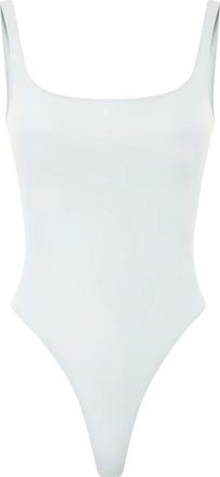 Elisabetta Franchi Body con scollo quadrato - Blu