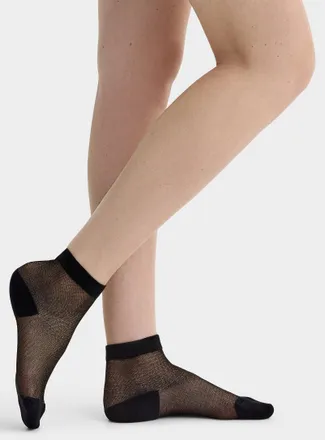 Simons Womens Shimmery sheer socks