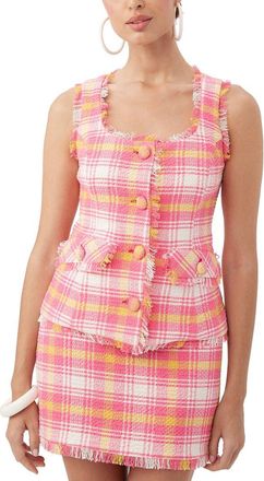 Trina Turk Juliette Linen-Blend Top