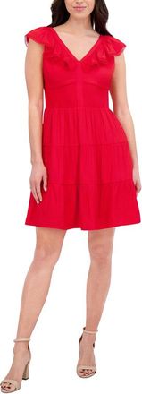 Kensie Woven Mini Dress