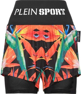 Plein Sport Dubbellaagse Joggingbroek - Dames - Sport - Veelkleurig - Maat: XS Poliester