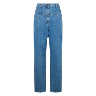 Philosophy di Lorenzo Serafini Straight Fit Jeans, female, Blue, XL, High Waist Denim Trousers