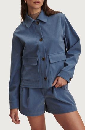 Varley Carlotta Corduroy Jacket in Bijou Blue at Nordstrom, Size X-Large