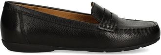 Geox penny leather loafers - Black