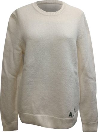 A.P.C. A. P.C. Edward Jumper in White Virgin Wool
