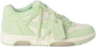 Off-white Schoenen, Heren, Groen, 42 EU, Leer, Out of Office Low-Top Sneaker